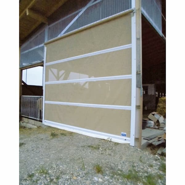 Rollvorhang mit Führungsschiene und Motor Anlagenbreite:         cm / Anlagenhöhe:      cm