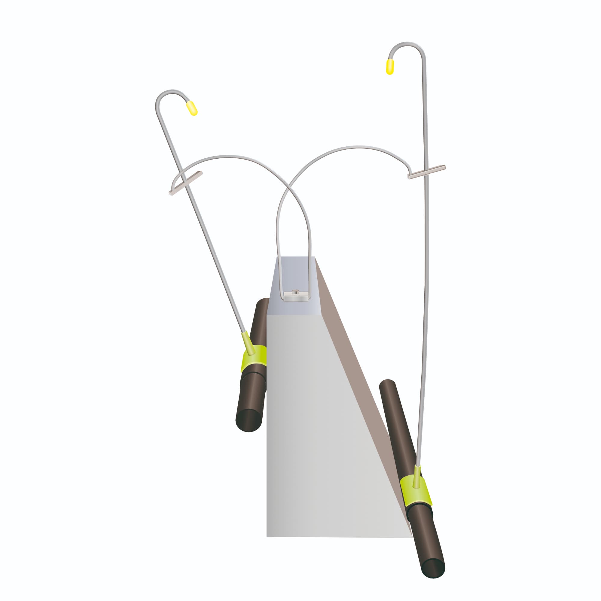 Zeichnung eines Böck Siloclip Systems